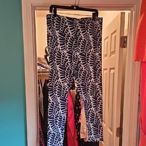 Ed Hardy Blue and White Leggings